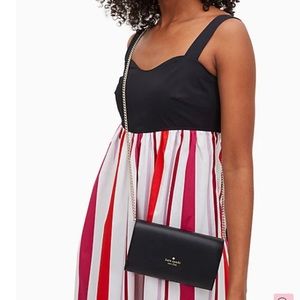Kate Spade Gemma Wallet on a Chain black